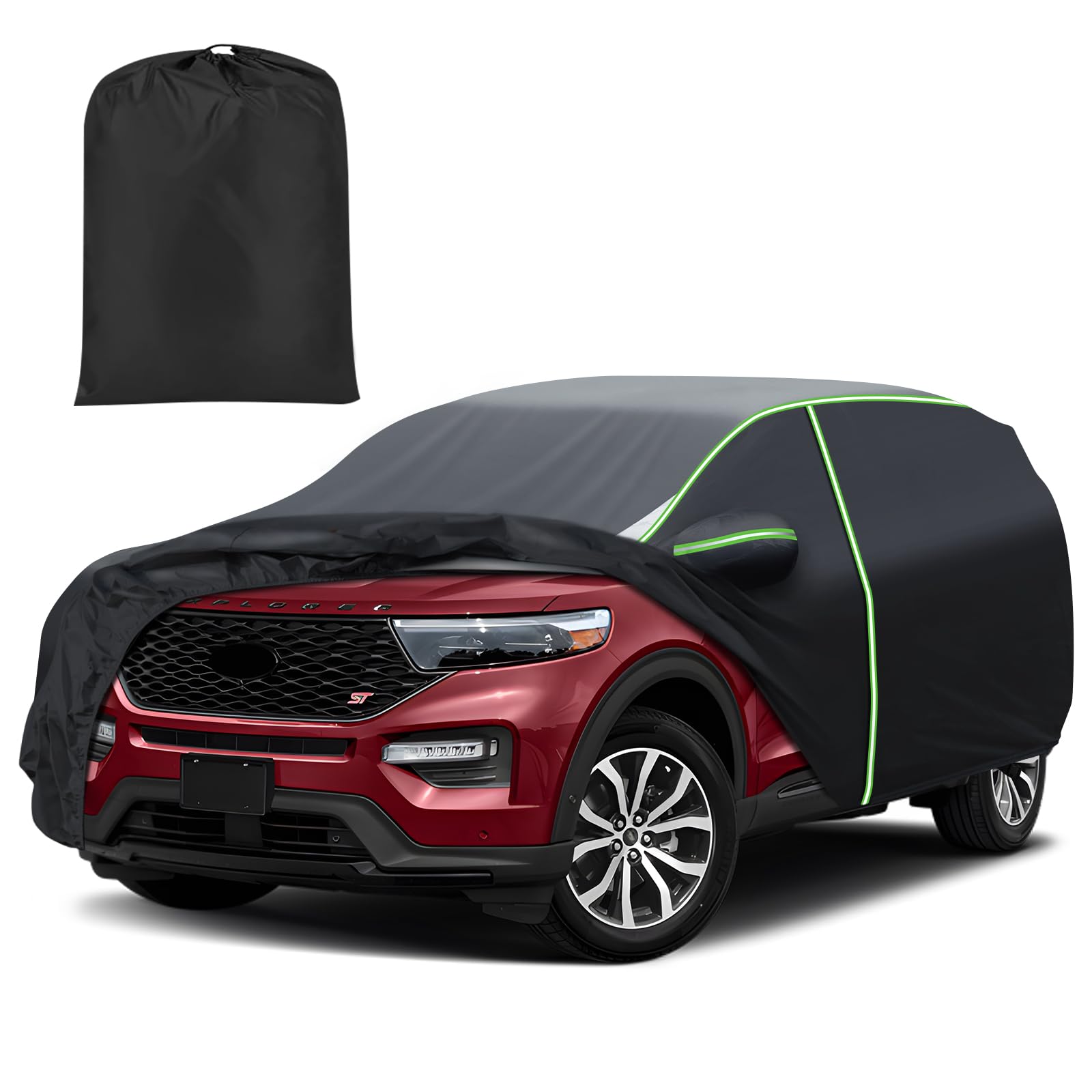 Mixsuper Liner Car Cover for Ford Explorer 1995-2026 7 Layers Full Car Cover All Weather Car Covers for