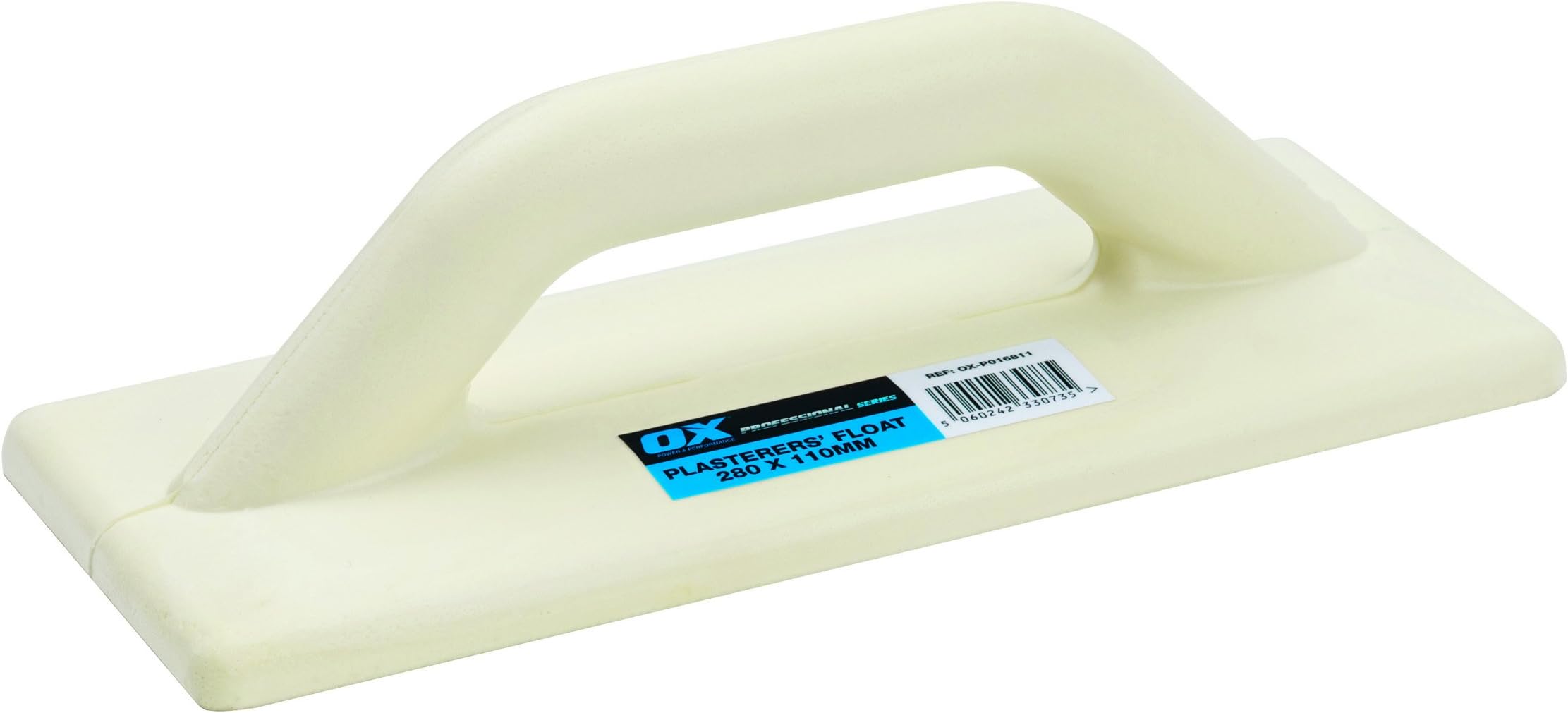 OX OX-P016811 Plastering Hawk - Pro Heavy Duty Plastering Hawk - Industrial Grade Plaster Hawk Tool for Cement, Mortar, Drywall - Beige - 280 x 110mm