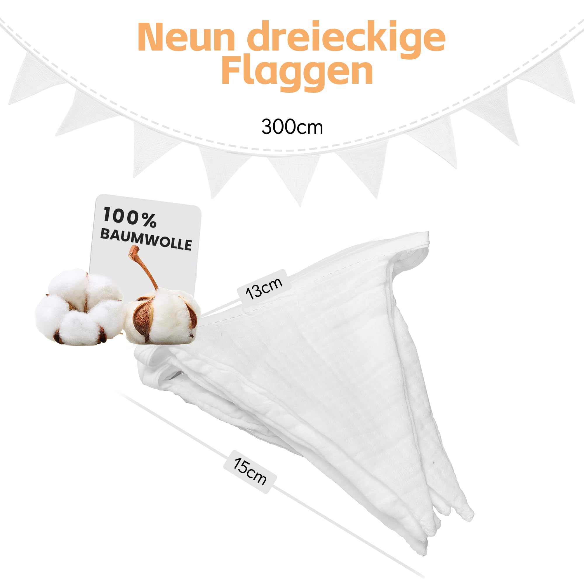 iLuane Hausbett Himmel aus 100% Baumwolle Musselin – Stoffhimmel Deko mit Schleifen – Betthimmel für Hausbett – Vorhang aus Musselin Stoff – Himmel Dekoration in 6 Farben & 4 Größen