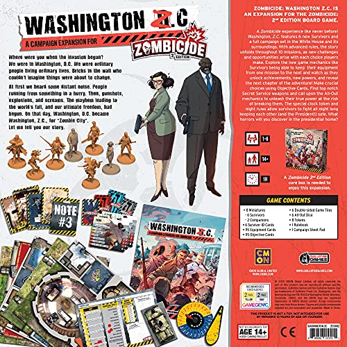Zombicide 2nd Edition Washington Z.C. Expansion
