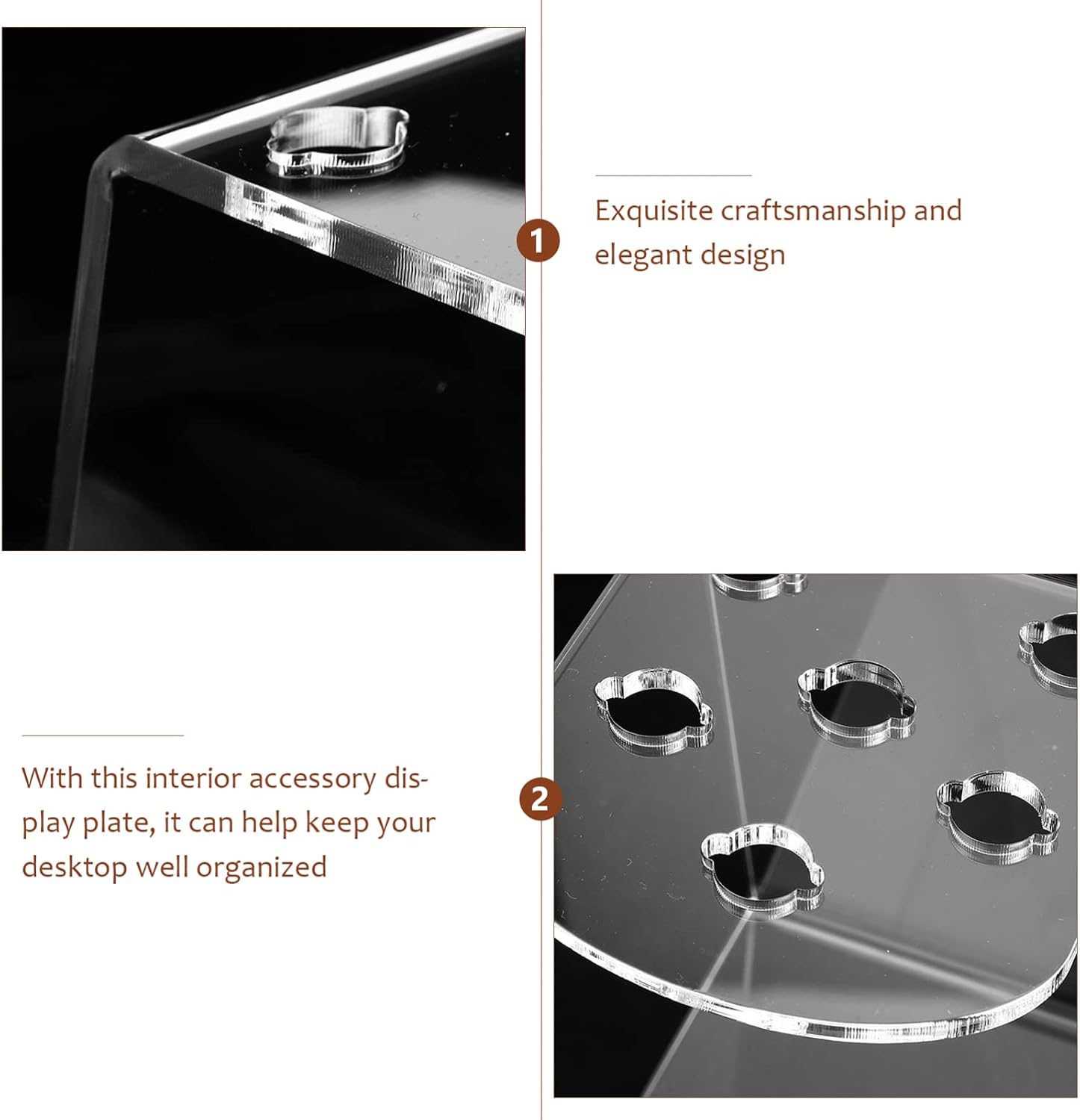 Beaupretty Scissor Tool Hangers Hair Salon Shear Holder Acrylic Hair Cutting Scissors Rack Combs Clips Storage Container Barber Tools Holder for Stylist Tool Rack Tool Rack Tool Rack