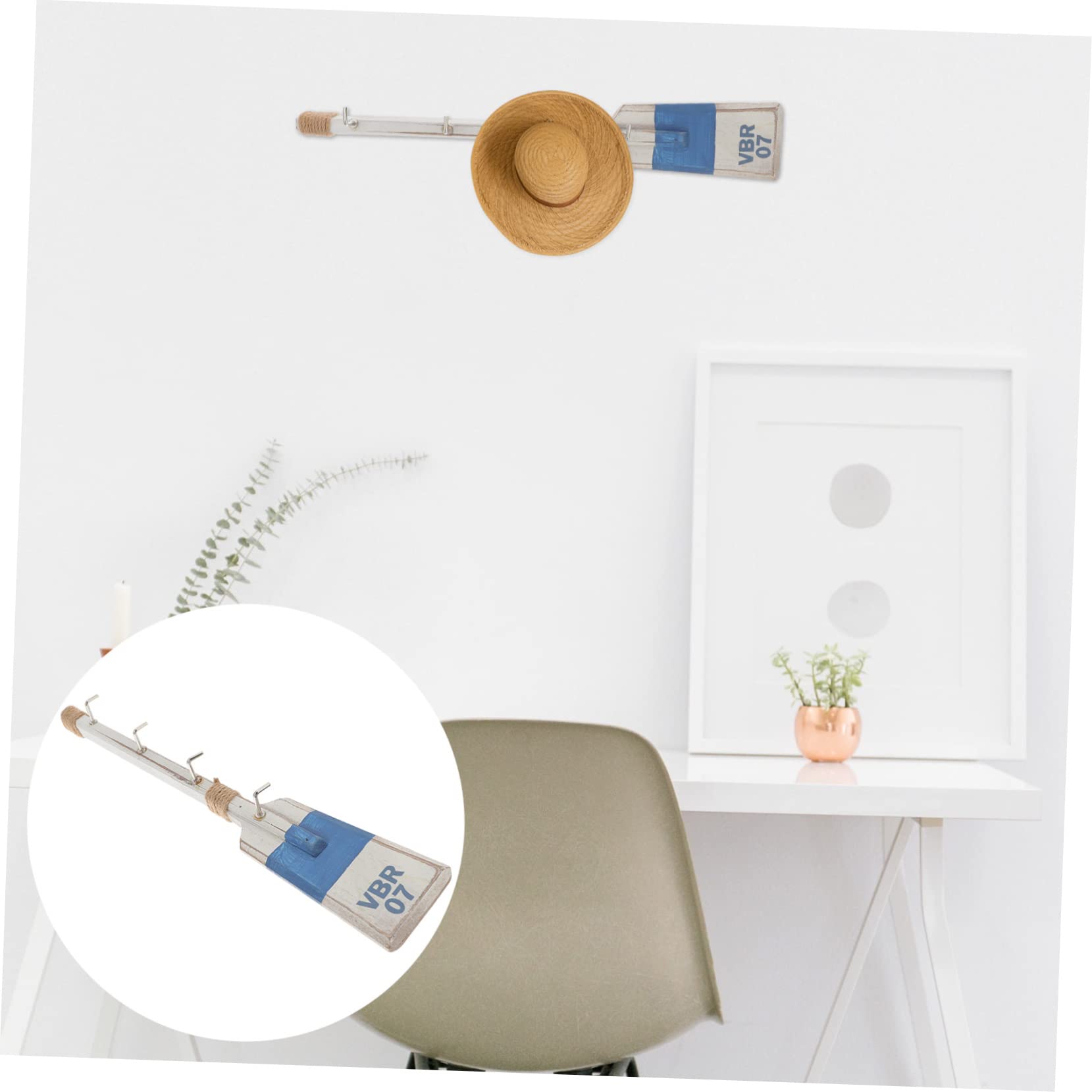Ganci Appendiabiti Nautici in Legno Decorativi in ​​stile Per Cucina Bagno Camera Da Letto Ufficio