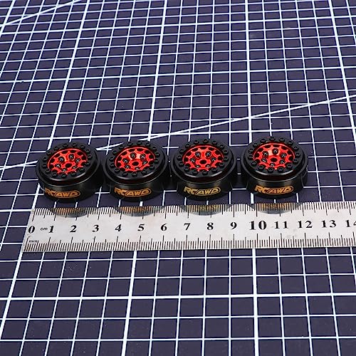 Roues lestées en laiton RCAWD robustes pour surélever votre chenillard Trx4m - 5