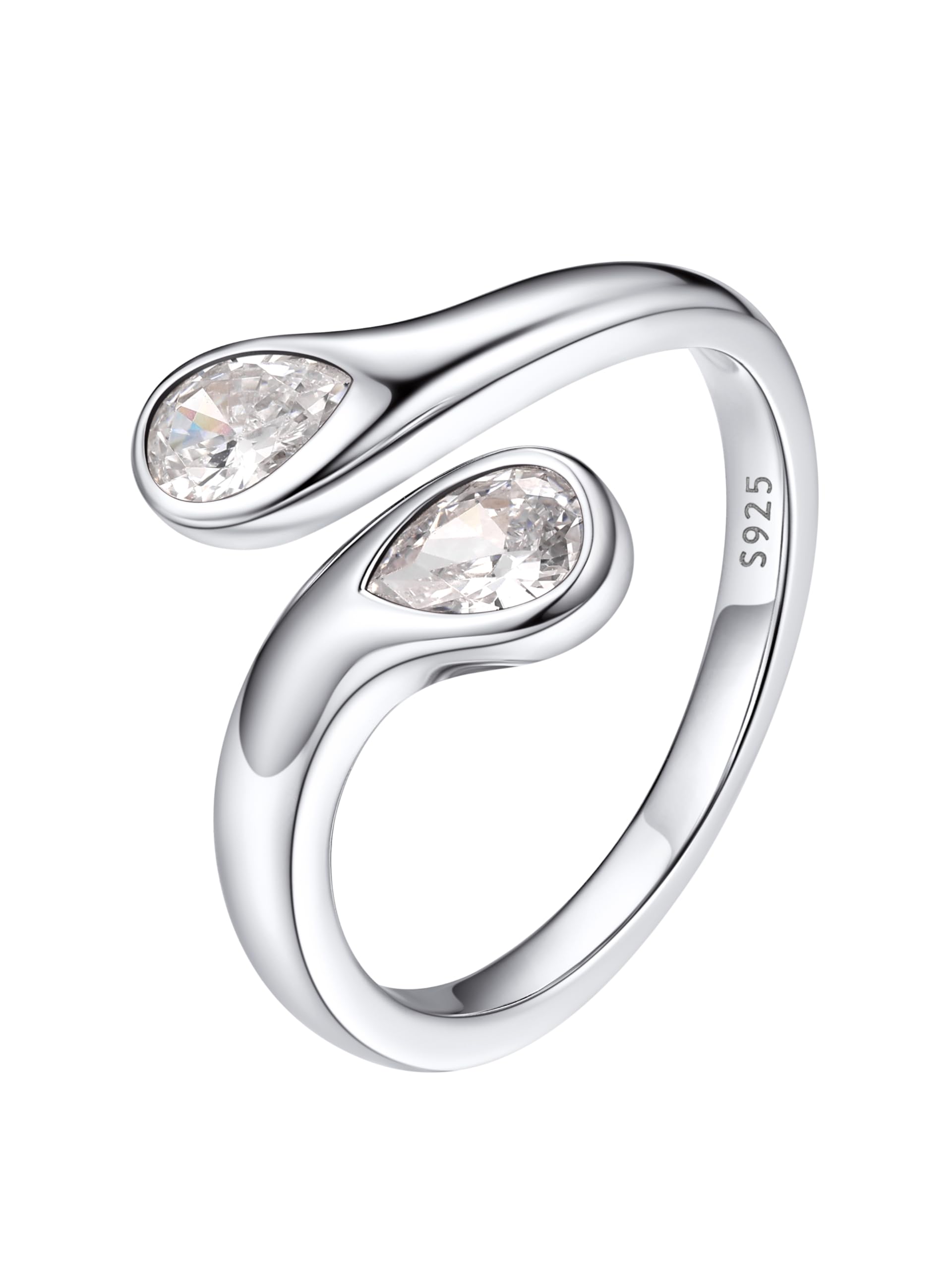 Bestyle Teardrop Ring