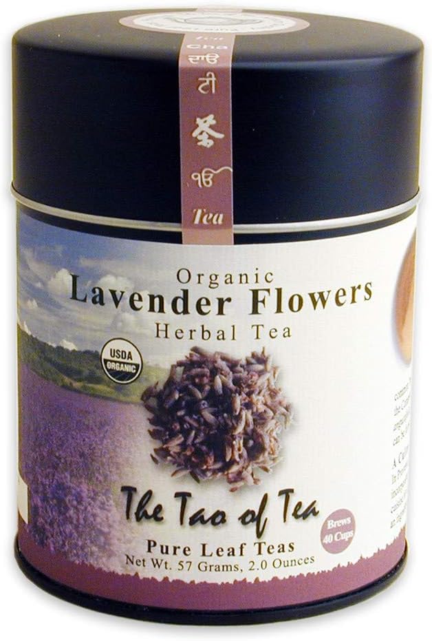 The Tao of Tea, Lavender Herbal Tea, Loose Leaf, 2.0 Ounce Tin