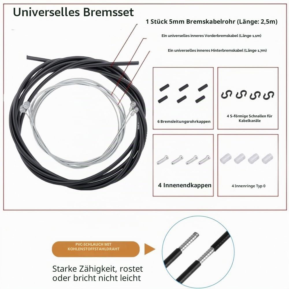Fahrrad-Scheibenbremssatz, mechanischer Scheibenbremssattel, universelle Scheibenbremse vorne und hinten, Aluminium, mechanische Scheibenverschleißbremse