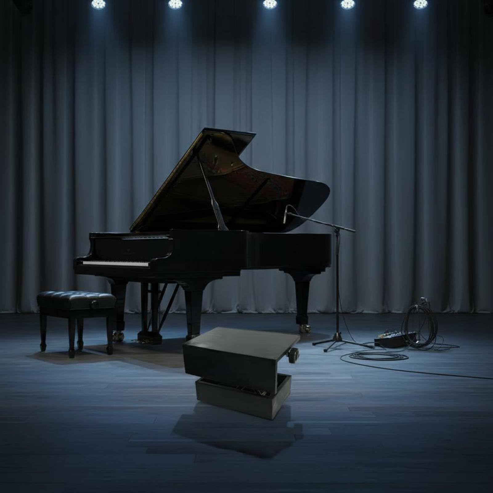 Pedana Pianista Regolabile Materiali Misti Sgabello Pianoforte Regolabile Resistente Accessorio Musicale