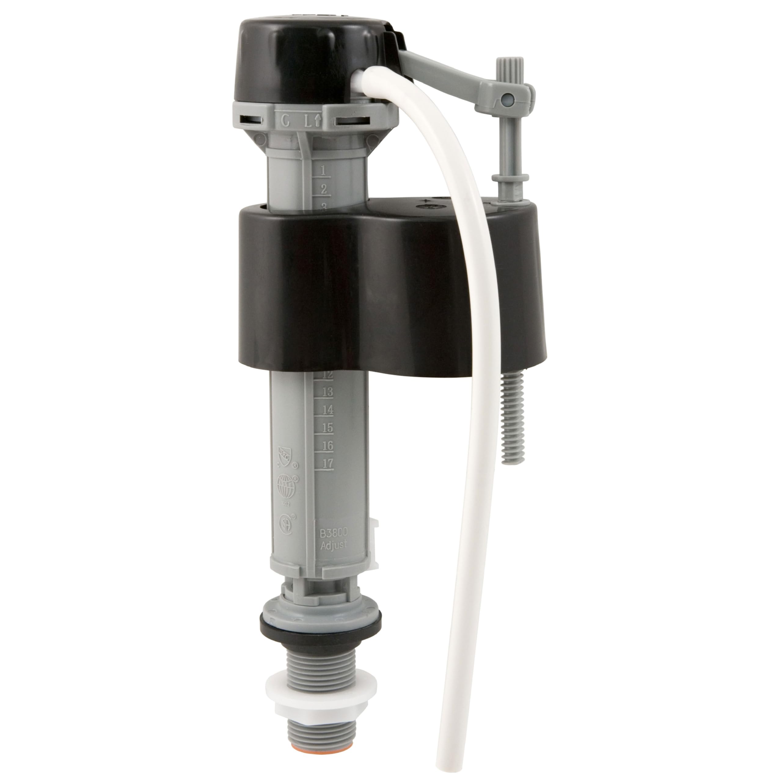 Plumbcraft Eco-Friendly Ajustable Flush Antisifón para Inodoro válvula de llenado, para la mayoría de inodoros