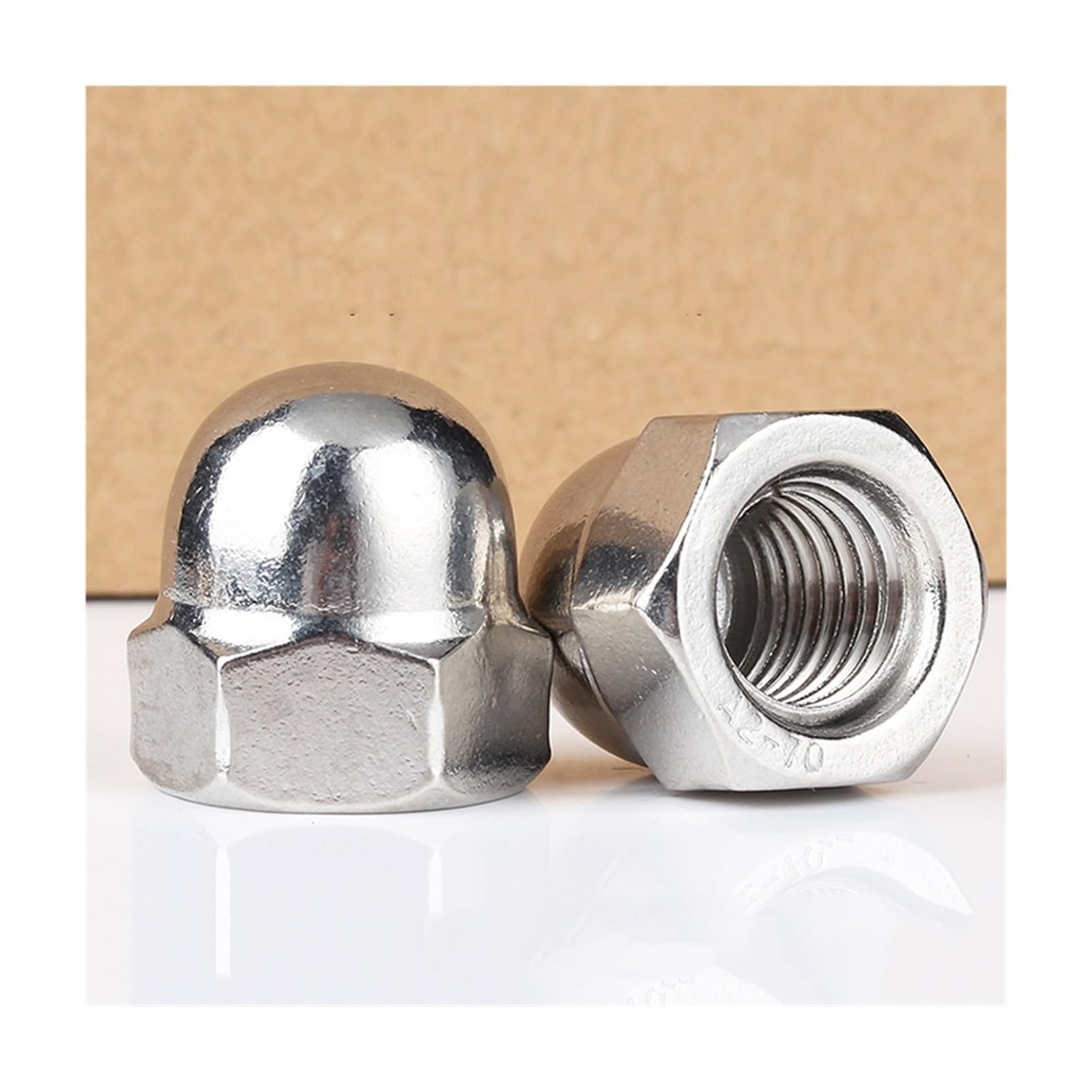 100 Dadi Ciechi In Acciaio Inox - Testa A Cupola, M3 M4 M5 M6 M8, Kit Per Fai-da-te E Riparazioni