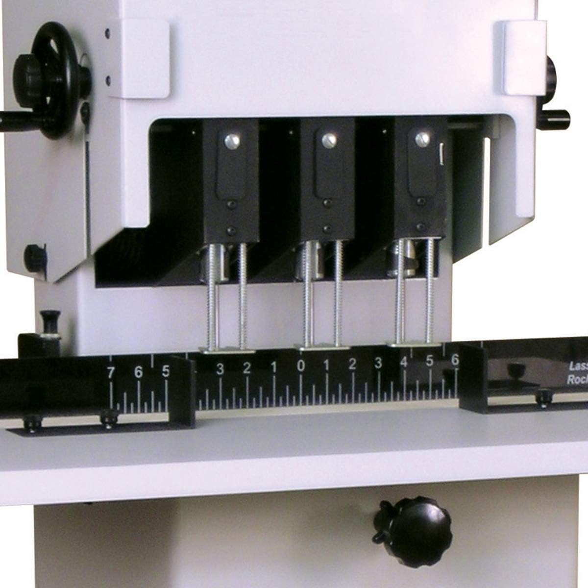 MBM DR0982 Model FMM3 3-Spindle Floor Model Drill, 2" Drilling Capacity, Adjustable Head Design, Easy-glide Table, Measuring Scale, Accommodates 1/8 to 1/2 Drill Bits, (3) 1/4 Bits Included