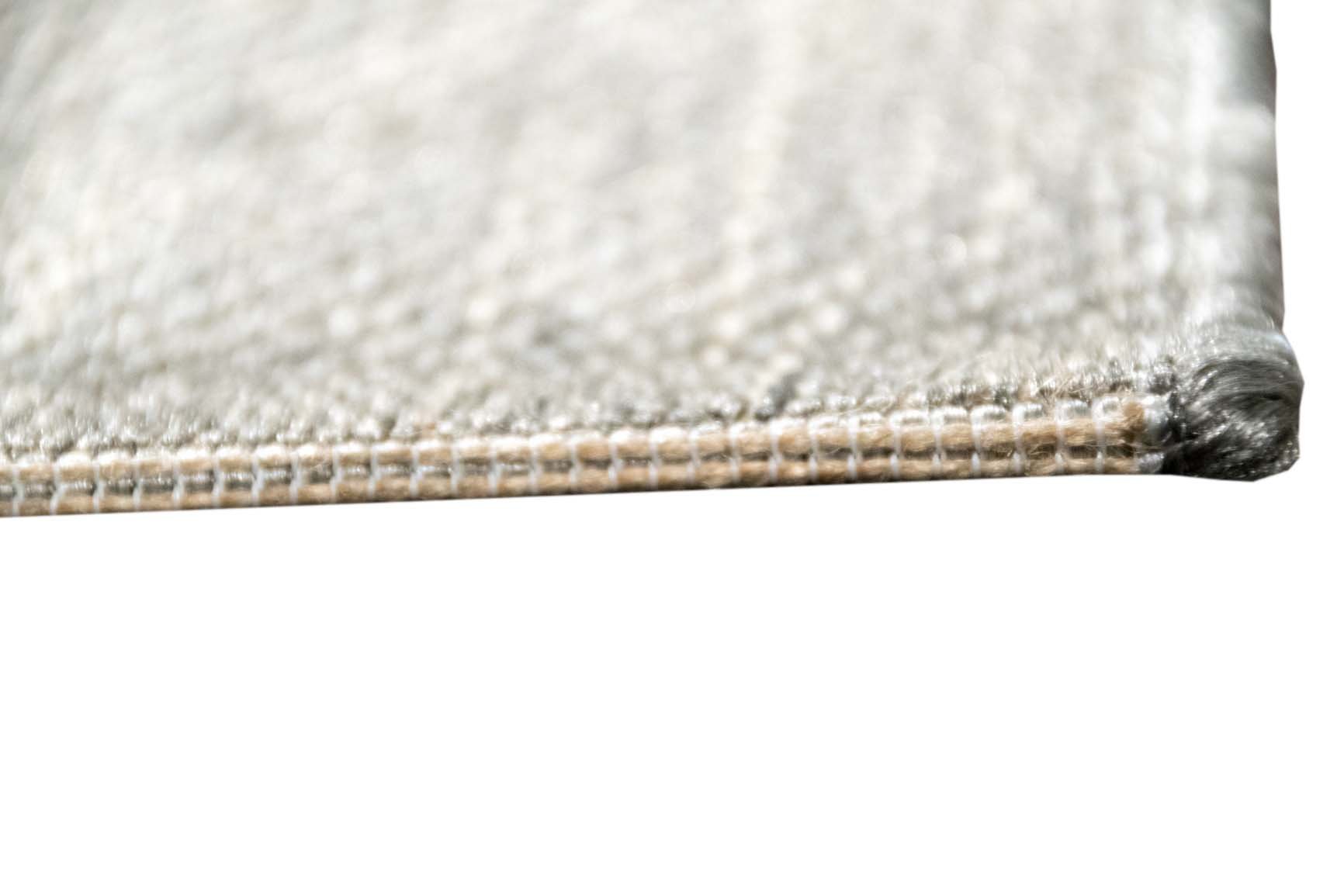 Traum Teppich Sisal Optik Küchenteppich moderner Läufer Flachgewebe gestreift in grau beige Größe 120x170 cm