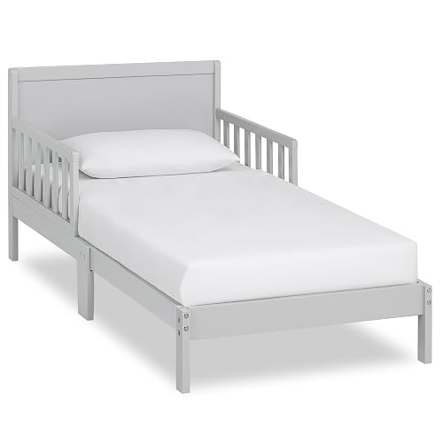 Dream On Me Brookside Toddler Bed, Low Floor Wooden Bed,