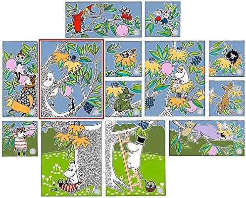 Moomin Moomintroll Green Trivet 15cm by 19cm