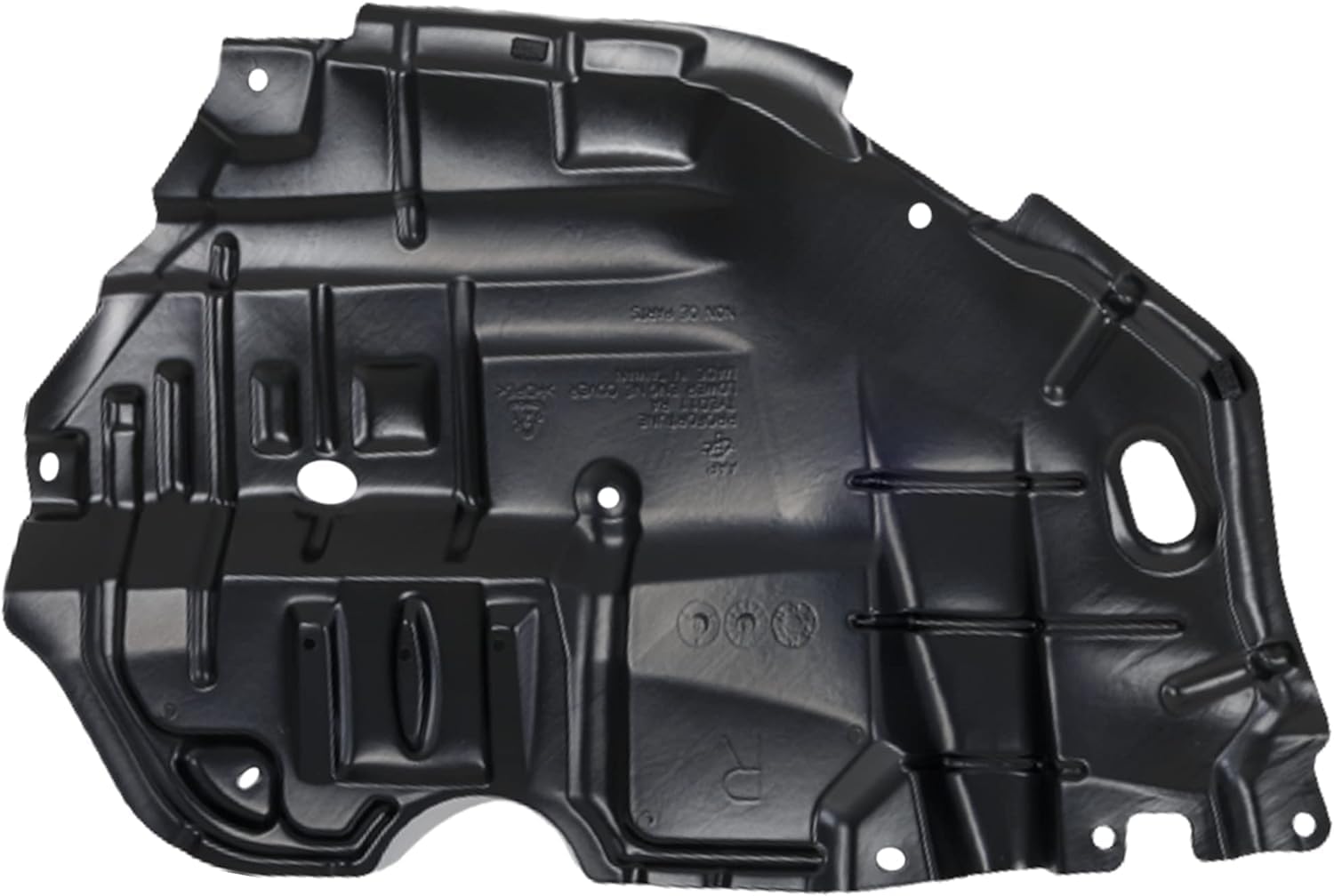 Front Engine Splash Shield Passenger Side - Under Cover Lower Engine Case Guard Compatible with Toyota 2012-2014 Compatible with Camry, Replacement for TO1228177 5144106150 5144106160