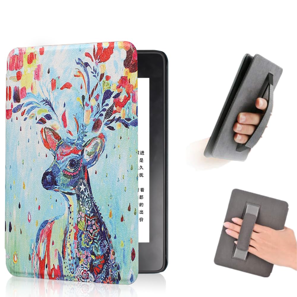 Funda para 6" Kindle (11.ª Generación - 2022) - PU de Primera Calidad Estuche con Correa de Mano y Automática Reposo/Activación Función(Modelo: C2V2L3) — view 24