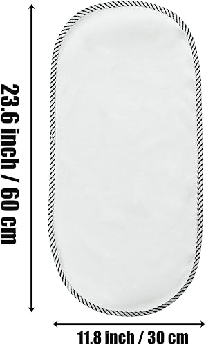 Miniatura 3 de PandaEar Paquete de 4 forros impermeables para cambiador, almohadillas para cambiador de pañales para bebé, funda suave para cambiador de 23.6 x