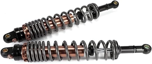 Hegeiis 14.173in, 14.961in, 15.748in, 16.535in, suspensión trasera, ATV Quad Scooter Dirt Bike para YZF-R1 YZF-R6 YZF-125 XC EXC XCF (Titanio, 17.32