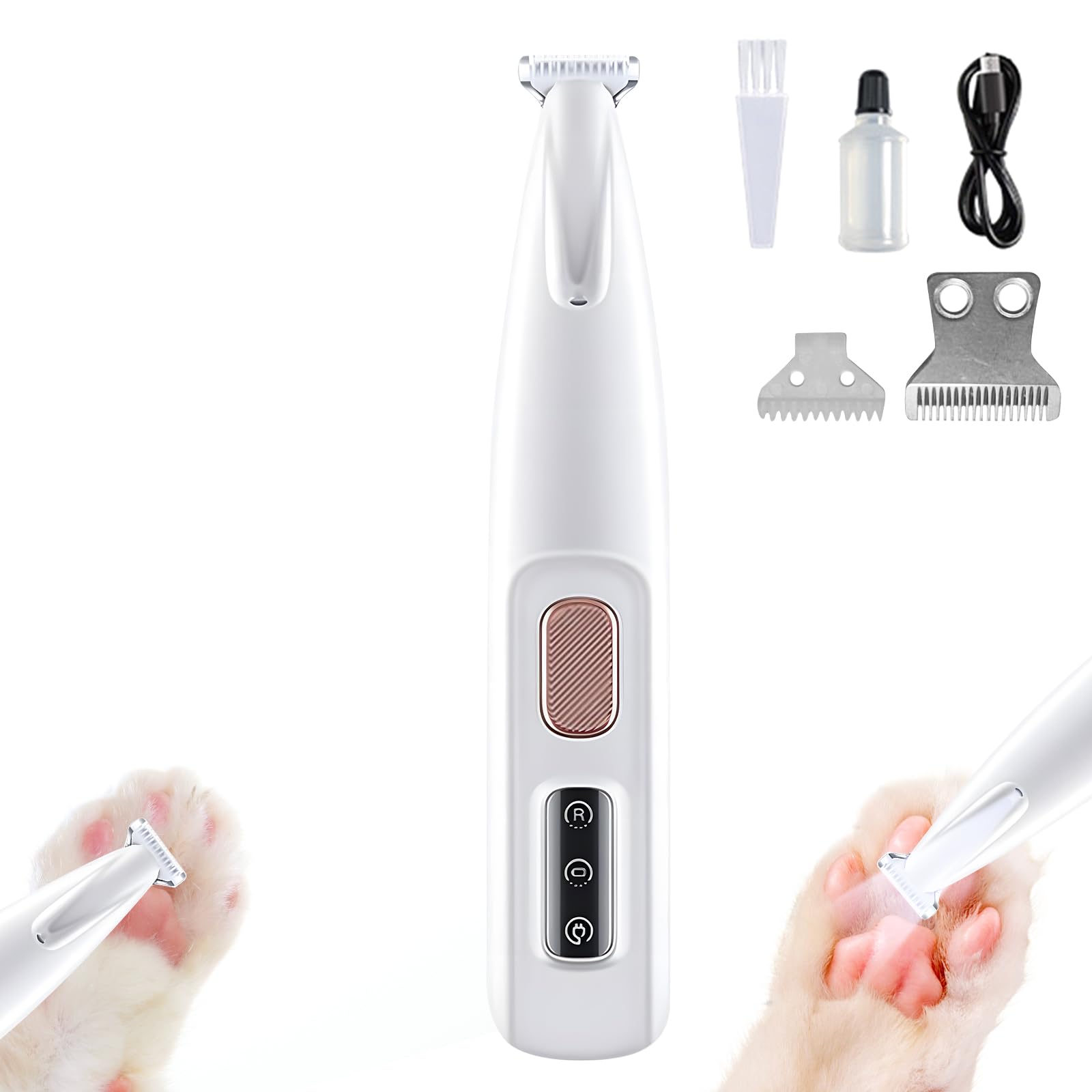 aickervoruis Upgrade Pet Micro Precision Trimmer,