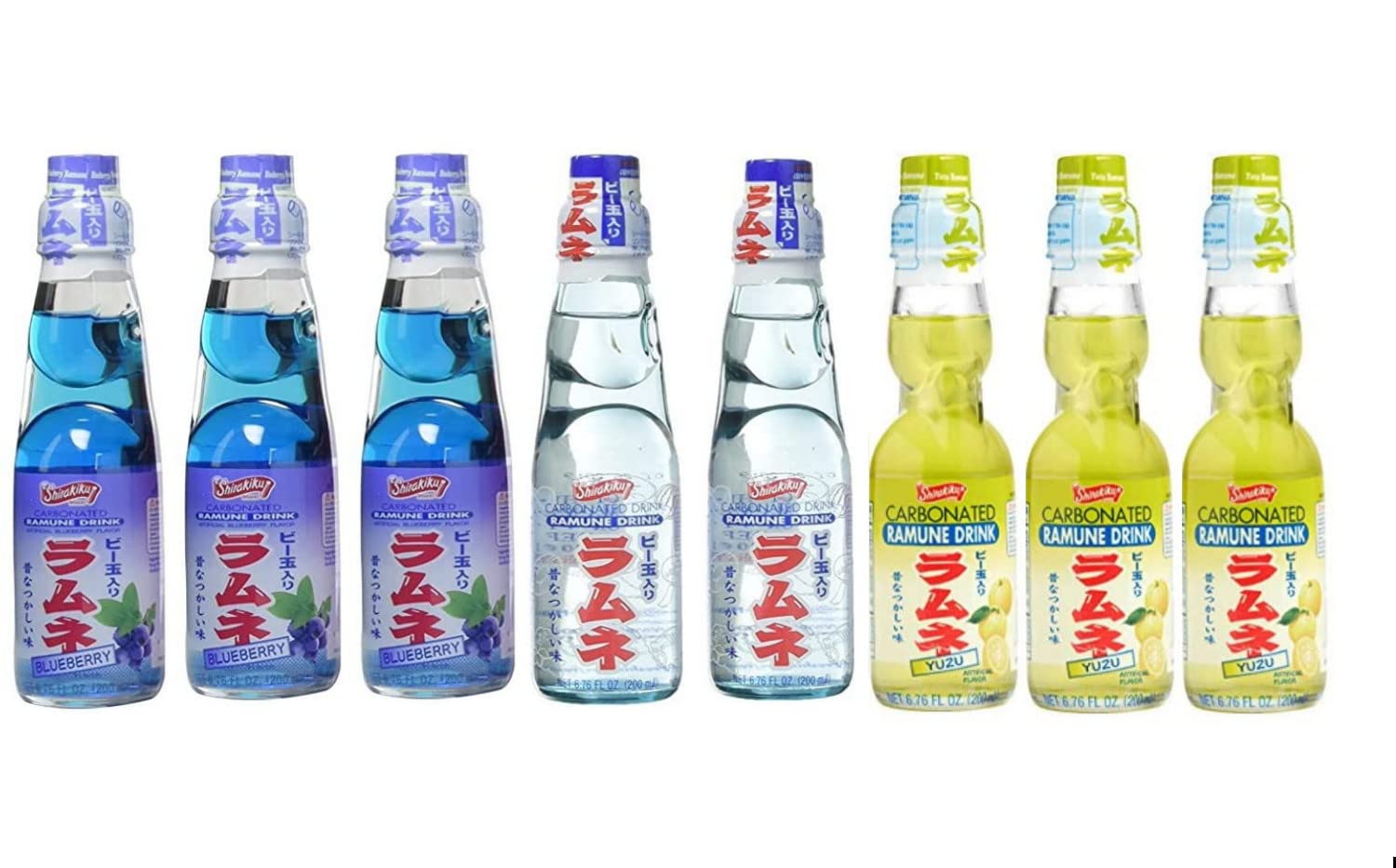 Amazon.com : RAMUNE Japanese Soft Drink Variety, 8-Pack, 6.76
