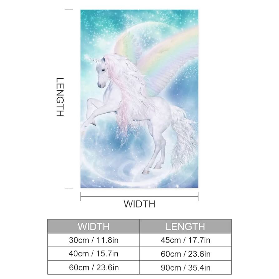 Amazon.co.jp: ポスターステッカー レインボーペガサス