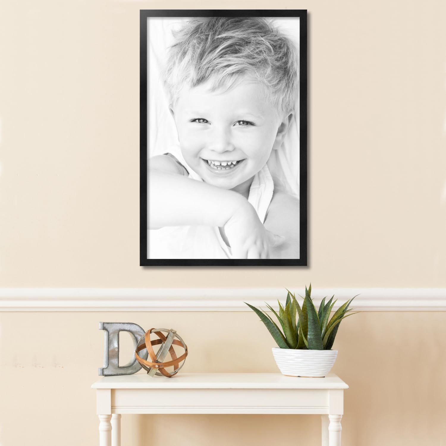 Amazon.com - ArtToFrames 21x33 Inch Black Picture Frame, This 1.00