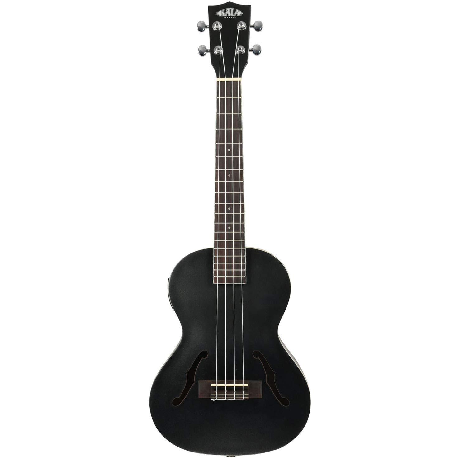 Kala Jazz Tenor Ukulele Metallic Black con gig bag