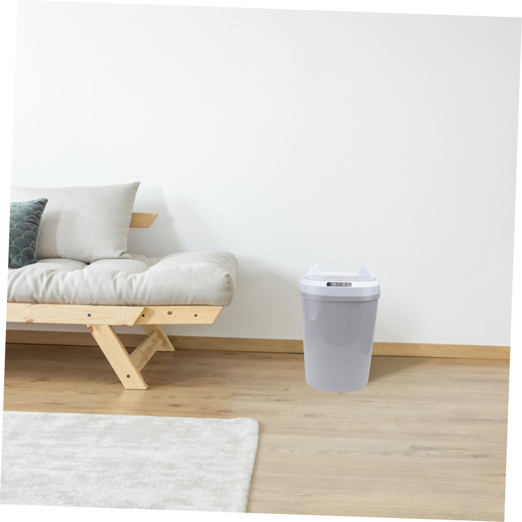 TINEASUR Smart Induction Waste Bin Automatic Garbage Can for Kitchen Bathroom Bedroom Compact Size Low Noise