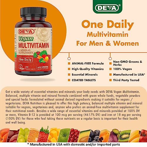 Deva 0027 Vegan Multivitamin & Mineral Supplement thumb #7