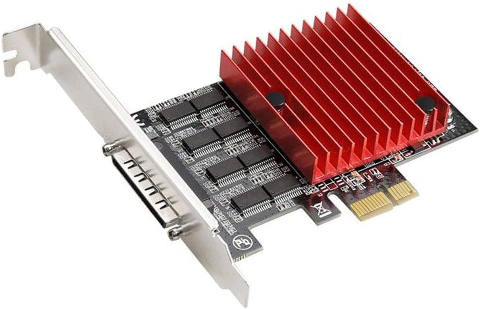 PCI-Express to 8 Ports RS232 DB9 Serial Card with Asix mcs9900 Fan Output Cable Pice RS-232 high Speed Chipset 920KB