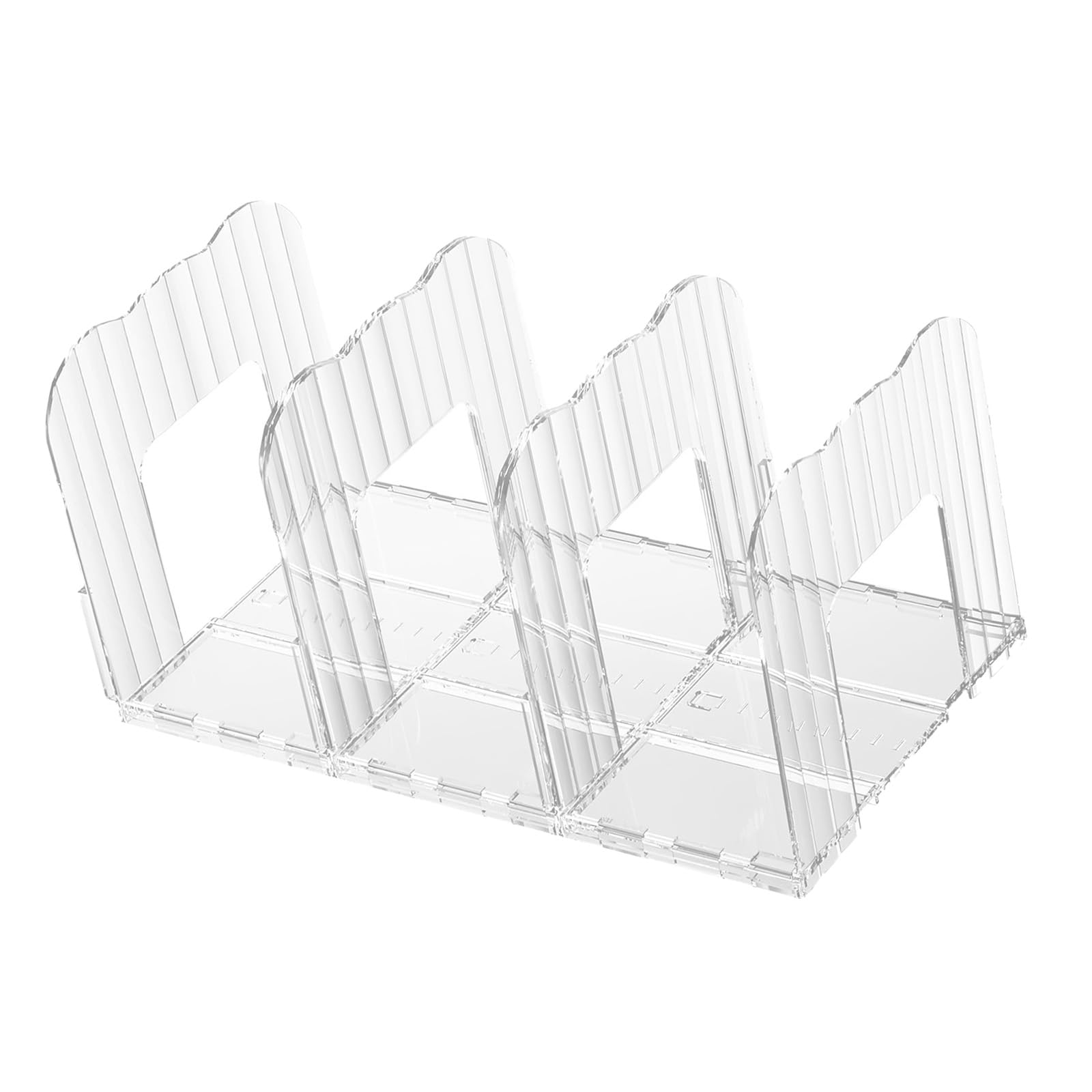 ZEPFJHE Space Saving Book and Handbag Shelf Storage Rack with Multiple Compartments Home Storage Solution Display Stand Portable Bookshelf Rack