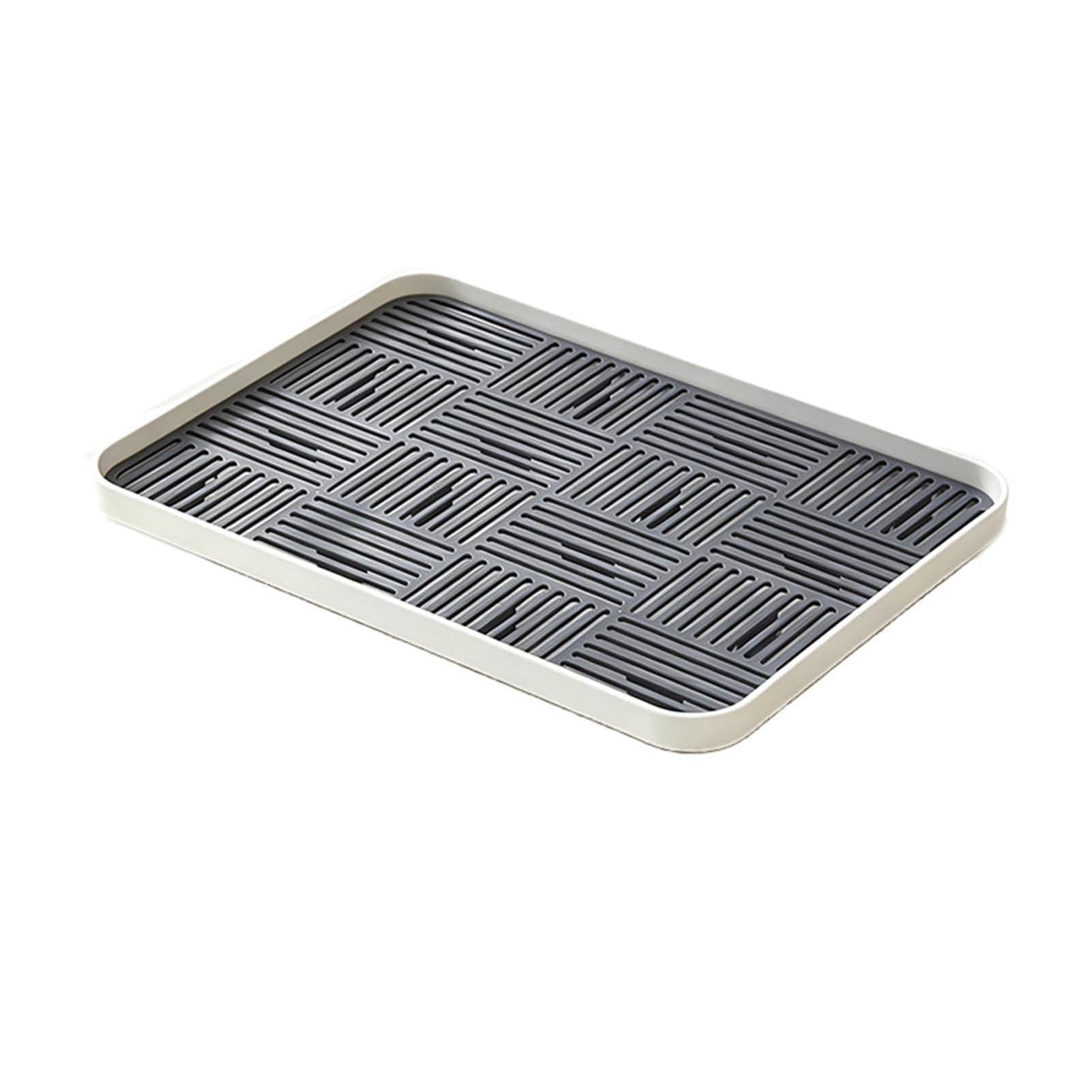 Plastic Tray,Rectangular Cup Drain,Household Fruit Storage,Suitable for Living Room and Bathroom(Color 3)