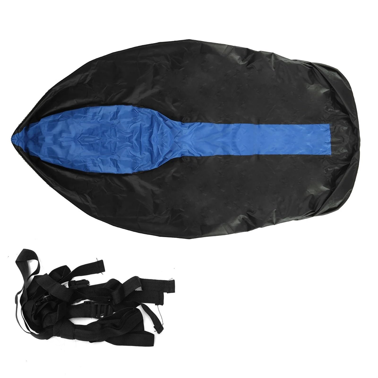 Tela In Kayak Copertura Copertura impermeabile for barca trasportabile 600D, coprimotore fuoribordo Jet Ski, protezione motore, tessuto Oxford, 360 cm x 250(Blue)