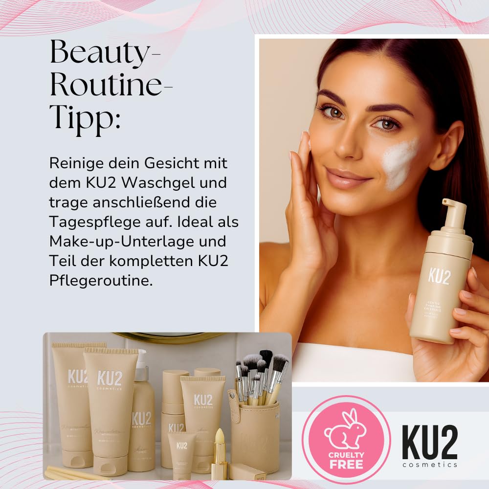 KU2 Cosmetics Crema de día antiedad Superlift, efecto lifting e hidratación intensa, cuidado antiarrugas para una piel firme, fabricada en Alemania, 50 ml