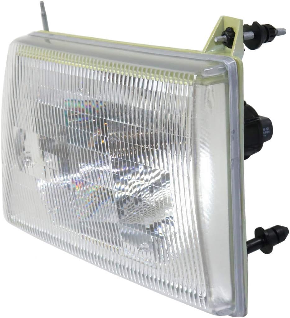 For Ford EconoLine Van Headlight Assembly 1992 93 94 95 1996 Pair Driver and Passenger Side Composite Type DOT Certified | FO2502121 | FO2503117 | F6UZ-13008 BA