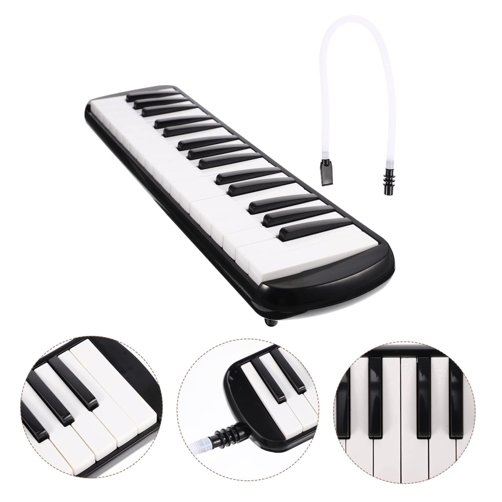 Melódica Profesional Teclas para Principiantes Adultos Instrumento Musical Portátil Seguro y Duradero para Aprendizaje Escolar y