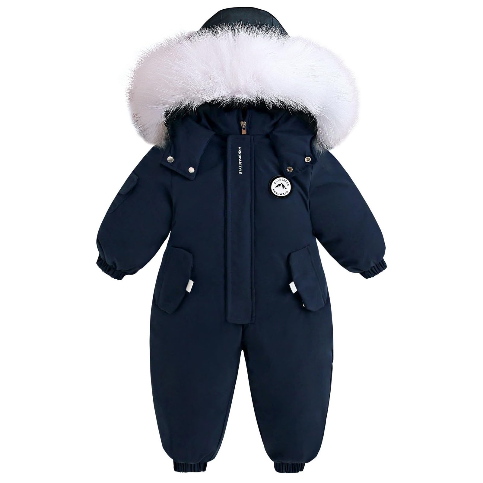Brongtoddler Snowsuit Romper Kids Waterproof Jumpsuit Boys Ski
