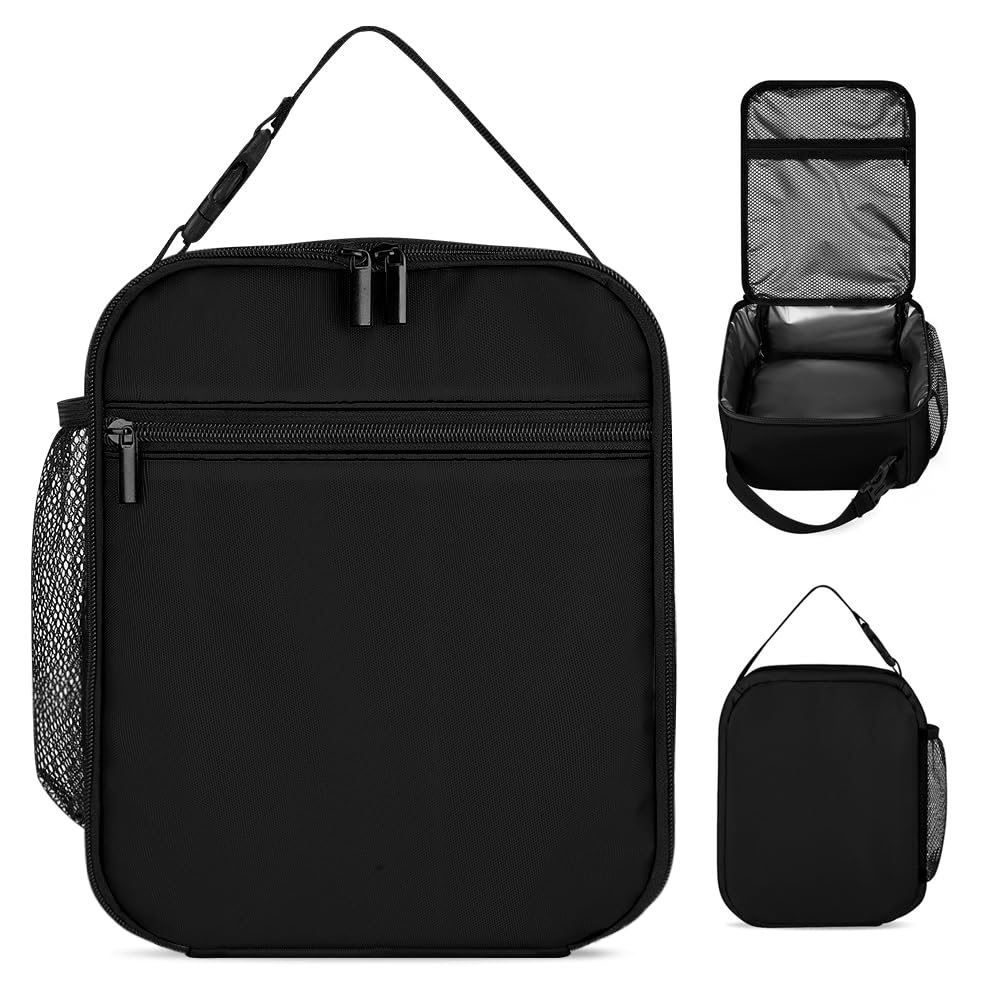 Customized Insulated Lunch Box for Men Women Personalized Lunch Bag with Photo Text Logo Double Sided Design Meal