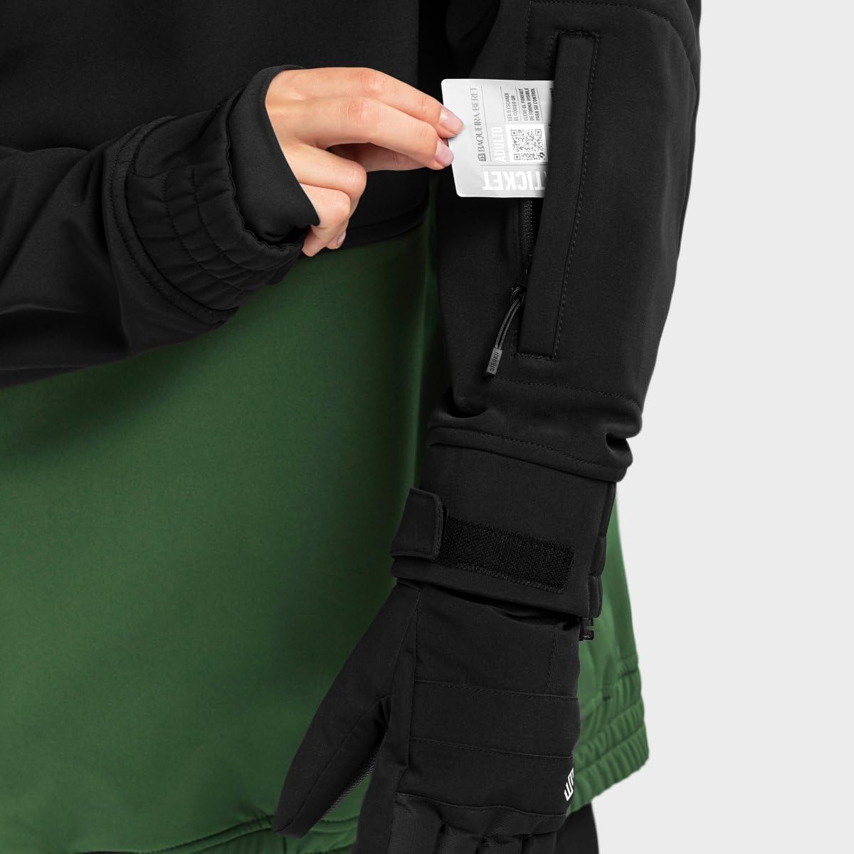 SIROKO - Giacca da Snowboard da Donna W1-W Evergreen