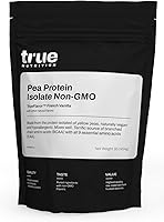 Vista 3 de True Nutrition Pea Protein Powder Isolate - 25g Non-GMO Vegan Protein Powder per Serving - Low Carb, Low Fat, High Leucine - Gluten Free, Dairy