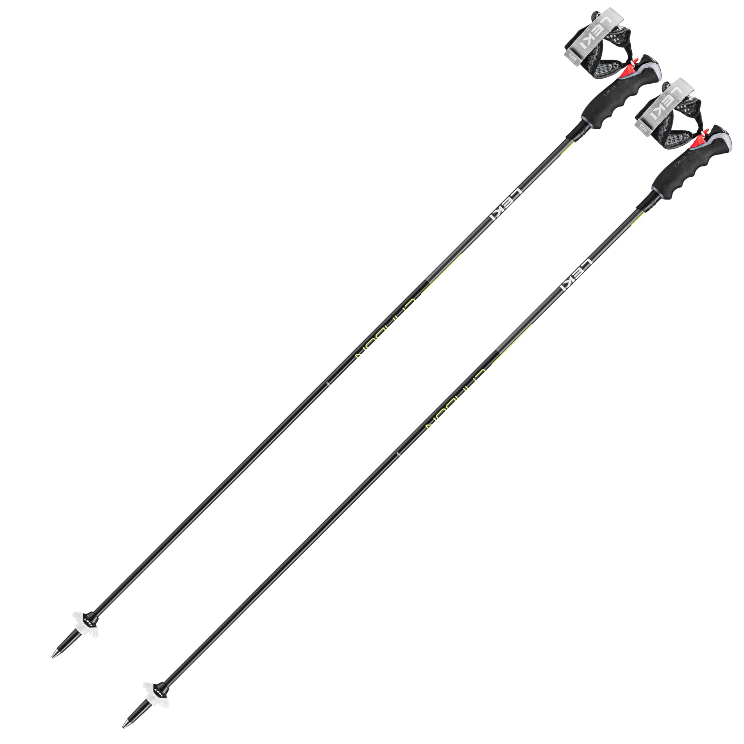 Bastoncini Da Sci Leki Carbon 11 S In Carbonio Puro, Impugnatura Trigger S E Punta Flex Alpine
