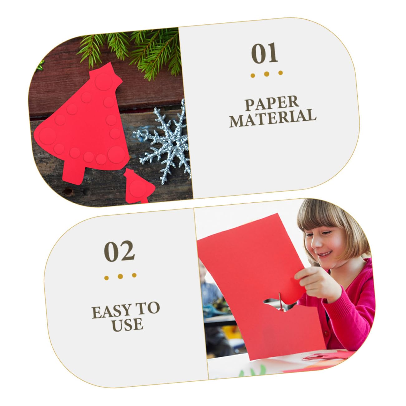 COHEALI Rotes Kartonpapier A4, 100 Blatt Papier zum Basteln für Grußkarten und Papier Schneiden