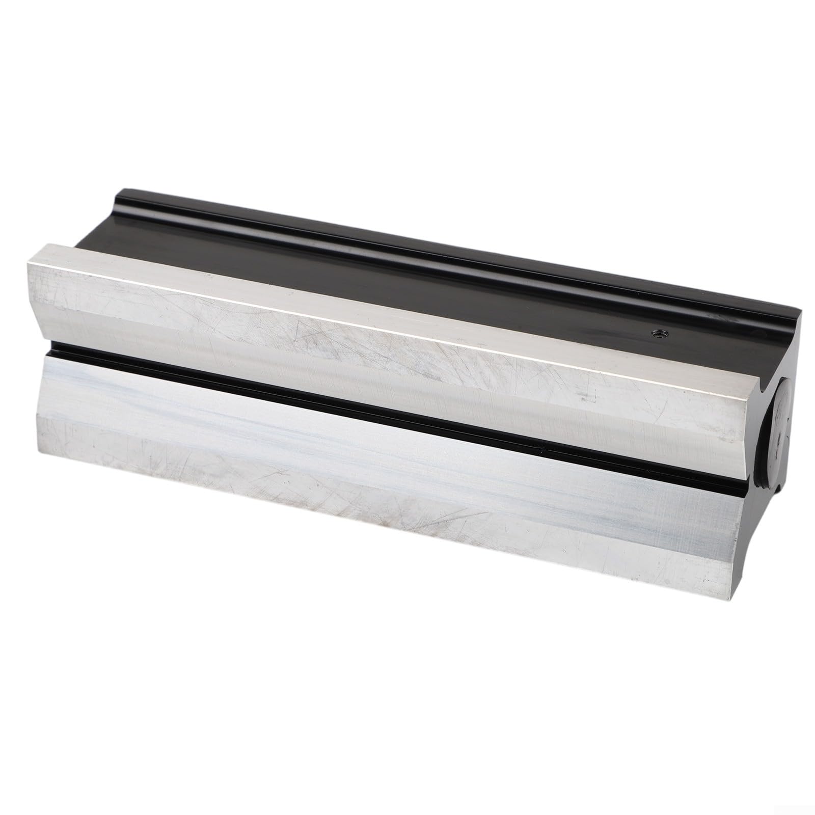 Nivel de tira industrial 100 mm 0.02 mm Nivel de maquinista de metal con base de ranura en V, para depuración y alineación de máquinas herramienta en caja de madera (150 mm)