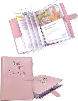 JW Ministry Organizer Leather Tract Holder Jehovah Witness Field Service Supplies JW Tract Holders for Ministry Pioneer Gift JW Gifts Ministry Folder Organizer Pink, Standard Size