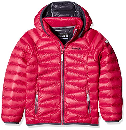 Kamik Adele veste fille parka robuste avec capuche ajustable pour l'hiver