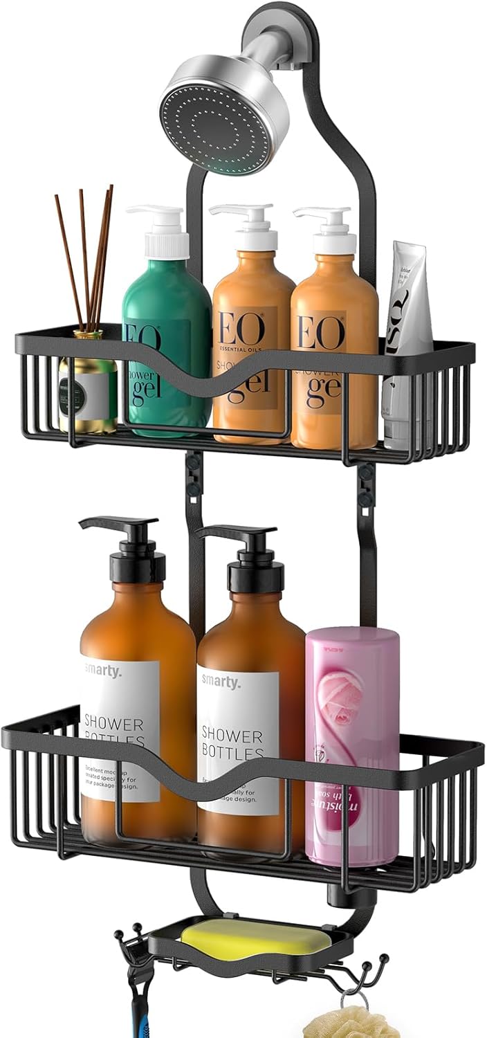 Kadolina Hanging Shower Caddy, Over Head Shower Caddy
