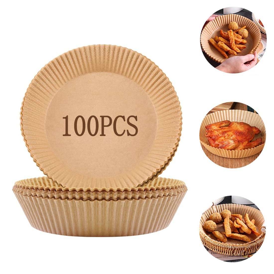 Pergamentpapiergriff Für Luftfritteuse - Silikon Klemmen Mit Magnet