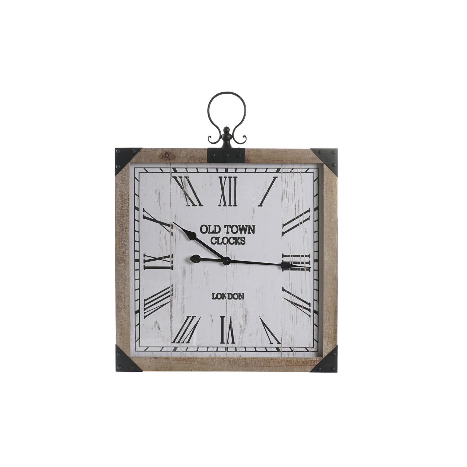 Horloge murale grand format pour meubler un grand mur vide blanc