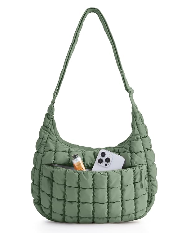 BAGSMART Quilted Crossbody Bags for Women, Travel Purses Hobo Shoulder Bag by BAGSMART - Used condition - US$18.65