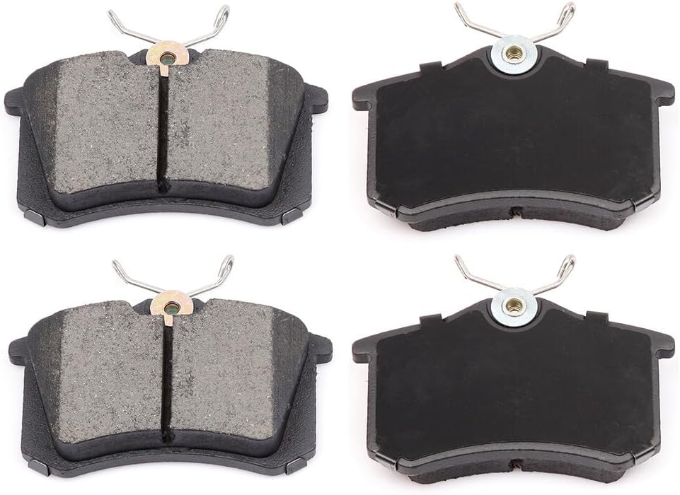 ECCPP D340-7335 4pcs Rear Ceramic Disc Brake Pad Set - Fit for Audi A4 (1997-2006), A6 (2000-2004), A8 Quattro (2000-2003)