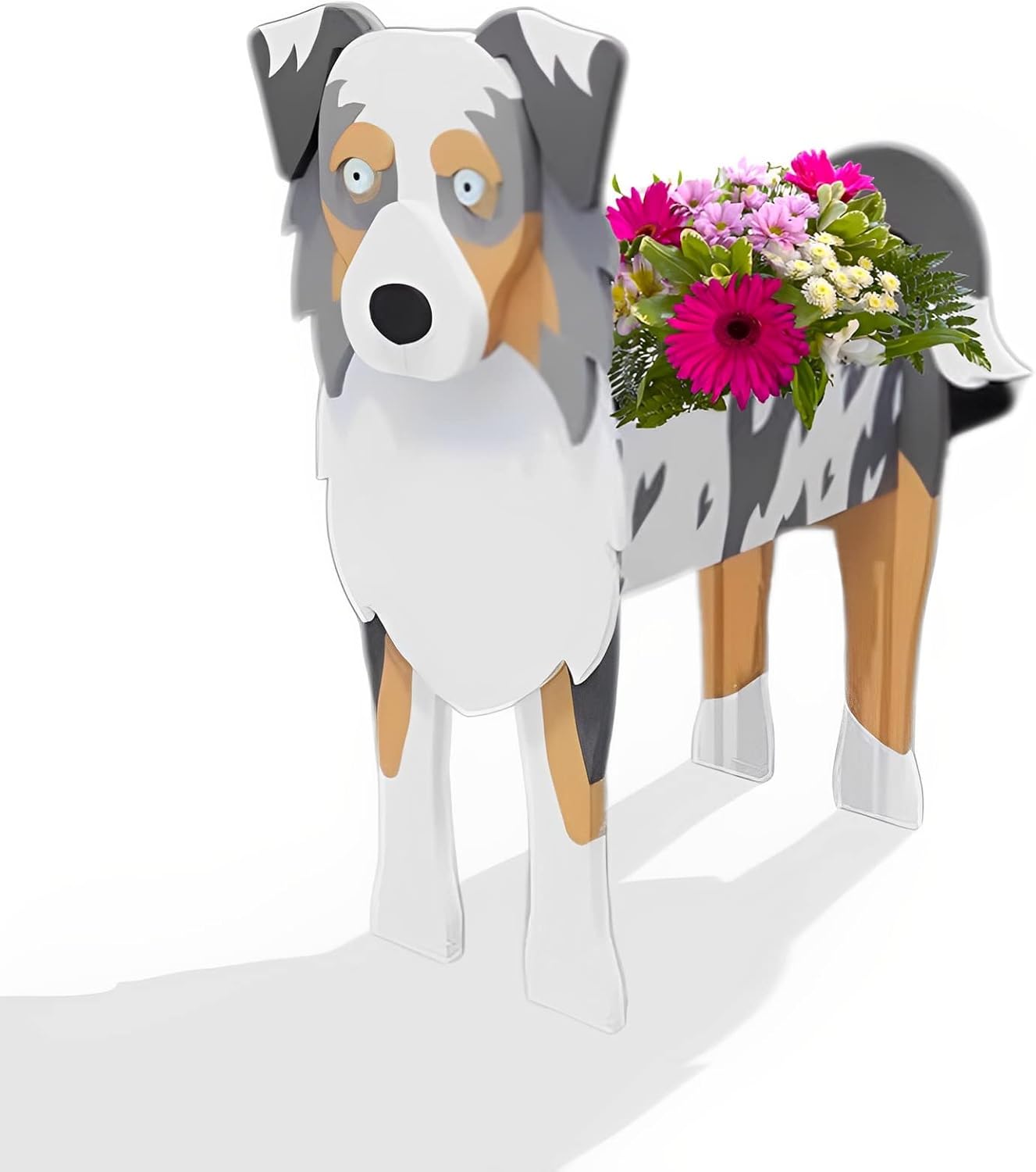 Dog Planter Plant Pots,Cute PVC Herb Garden Dog Flower